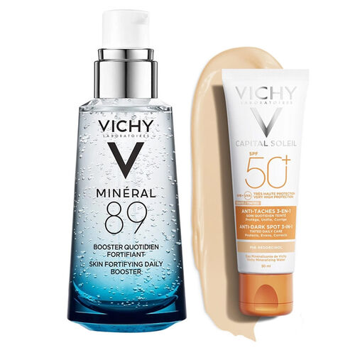 Vichy Leke Karşıtı Nemlendirici ve Yüksek Güneş Koruma Seti - Vichy