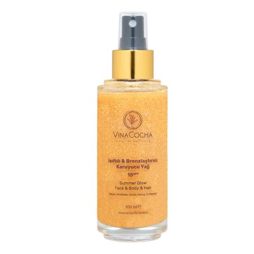 Vinacocha Işıltılı Bronzlaştırıcı Spf15 Bronzlaştırıcı Yağ 100 ml - 1