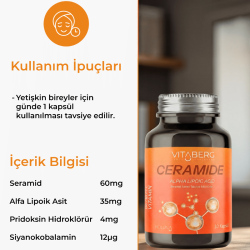 Vitaberg Ceramide Takviye Edici Gıda 30 Kapsül - 3
