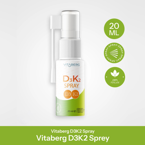 Vitaberg D3K2 Sprey Takviye Edici Gıda 20 ml - Vitaberg (1)