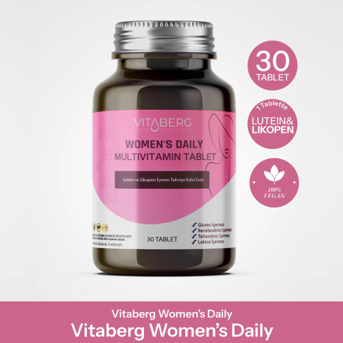 Vitaberg Women’s Daily Multivitamin 30 Tablet - Vitaberg (1)