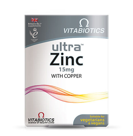 Vitabiotics Ultra Zinc 15 mg Takviye Edici Gıda 60 Tablet - Vitabiotics