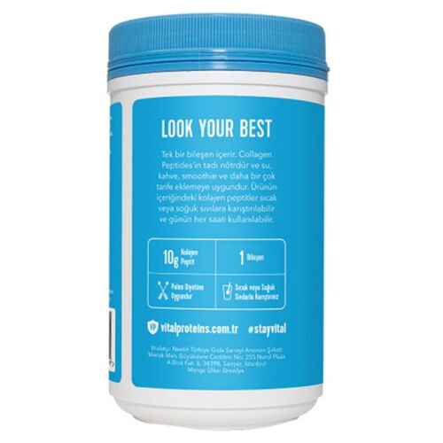 Vital Proteins Collagen Peptides Nötr Tat Takviye Edici Gıda 284 gr - Nestle (1)