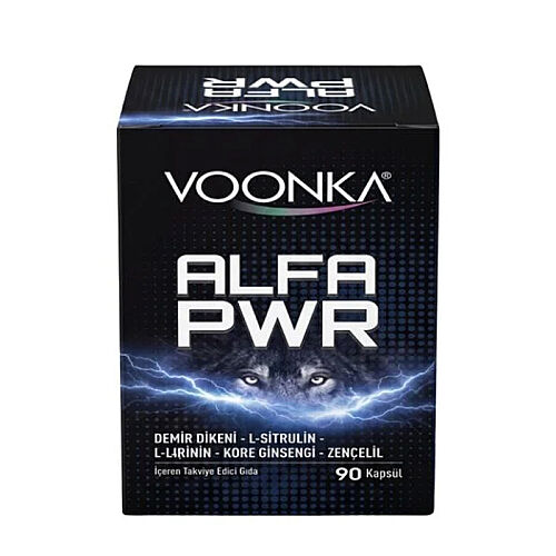 Voonka Alfa Pwr Takviye Edici Gıda 90 Kapsül - Voonka