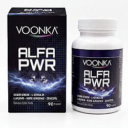 Voonka Alfa Pwr Takviye Edici Gıda 90 Kapsül - 2