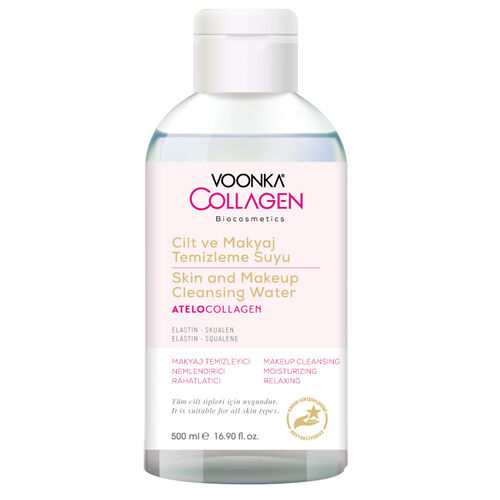 Voonka Biocosmetics AteloCollagen Cilt ve Makyaj Temizleme Suyu 500 ml - Diğer