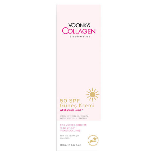 Voonka Biocosmetics AteloCollagen SPF50 Güneş Kremi 150 ml - Diğer