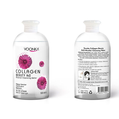 Voonka Collagen Beauty H2O Misel Su 500 ml - Diğer