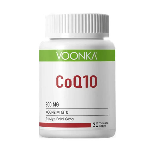 Voonka - Voonka CoQ10 200mg 30 Yumuşak Kapsül