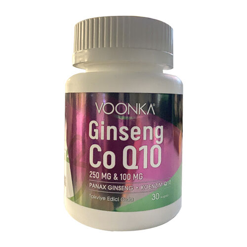 Voonka Ginseng Coenzyme Q10 30 Kapsül - 1