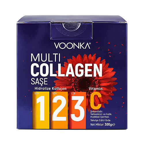 Voonka Multi Collagen Saşe Takviye Edici Gıda 30 Saşe - Voonka