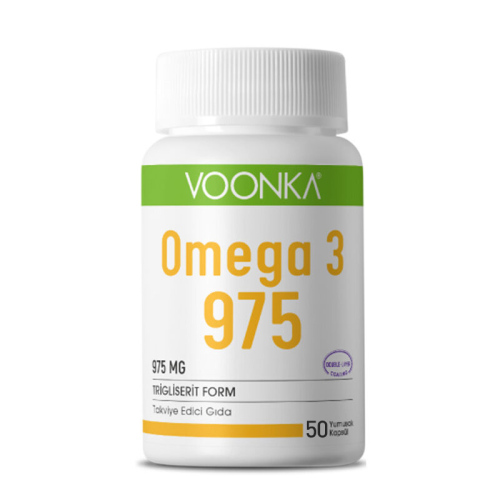Voonka Omega 3 975 Takviye Edici Gıda 50 Yumuşak Kapsül - 1