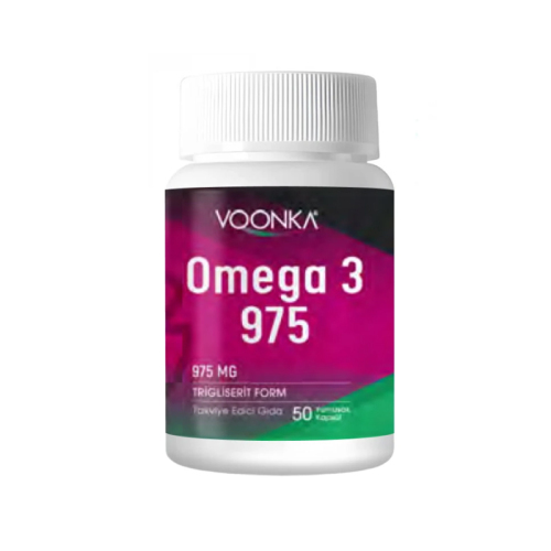 Voonka Omega 3 975 Takviye Edici Gıda 50 Yumuşak Kapsül - 1