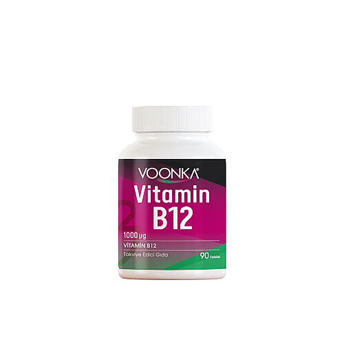 Voonka Vitamin B12 İçerikli Takviye Edici Gıda 90 Tablet - 1