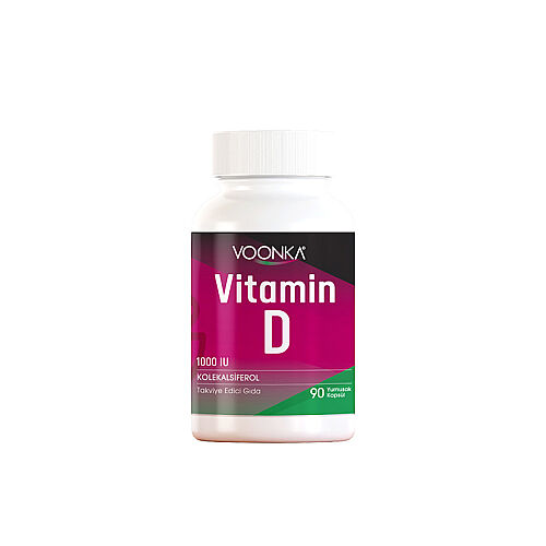 Voonka Vitamin D İçeren Takviye Edici Gıda 90 Kapsül - Voonka