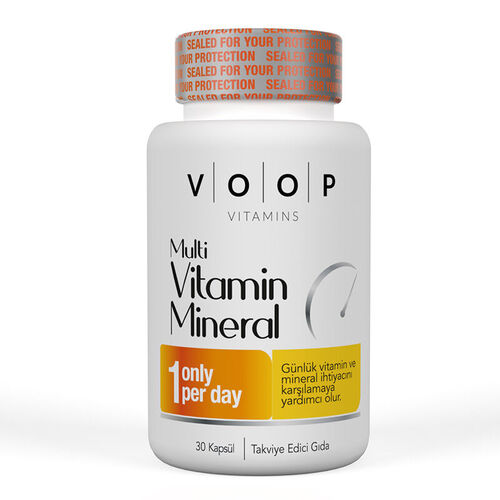 Voop Multivitamin ve Multimineral İçeren Takviye Edici Gıda 30 Kapsül - Diğer