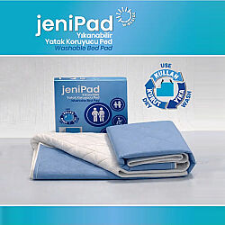 W Beside Jenipad Yıkanabilir Hasta ve Bebek Altı Yatak Bezi - Kanatlı - 2