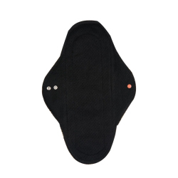 W - Beside Yıkanabilir Kadın Pedi Ultra Emici Sızdırmaz XL Siyah 2 Adet - 2
