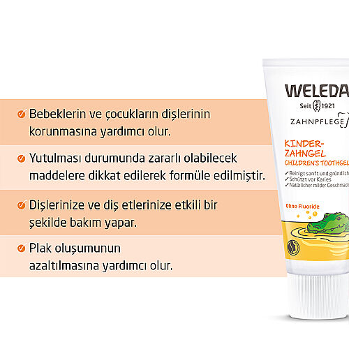 Weleda Bebek ve Çocuklar için Organik Diş Macunu 50 ml - 3