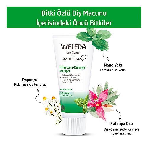 Weleda Bitki Özlü Organik Diş Macunu 75 ml - 4