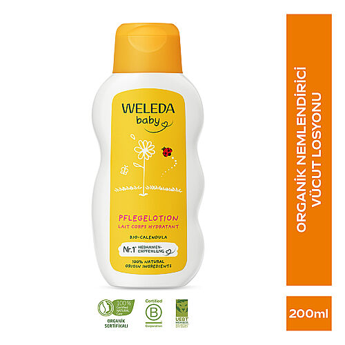 Weleda Calendula Organik Nemlendirici Vücut Losyonu 200 ml - Weleda (1)