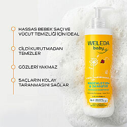 Weleda Calendula Organik Saç ve Vücut Şampuanı 400ml - 5