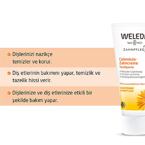 Weleda Calendula Özlü Organik Diş Macunu 75ml - 3