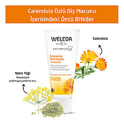 Weleda Calendula Özlü Organik Diş Macunu 75ml - 4