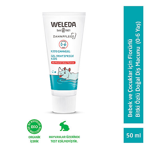 Weleda Çocuklar için Florürlü Doğal Diş Macunu 50 ml - 0-6 Yaş - 3