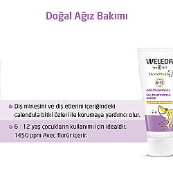Weleda Çocuklar için Florürlü Doğal Diş Macunu 50 ml - 6-12 Yaş - 3