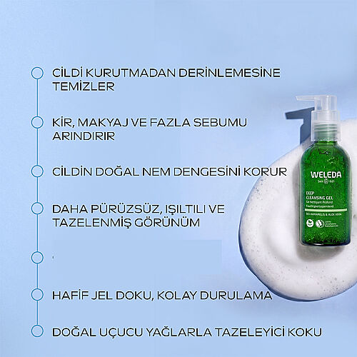Weleda Deep Cleansing Derinlemesine Yüz Temizleme Jeli 150 ml - 3