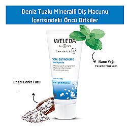 Weleda Deniz Tuzu Mineralli Organik Diş Macunu 75ml - 4