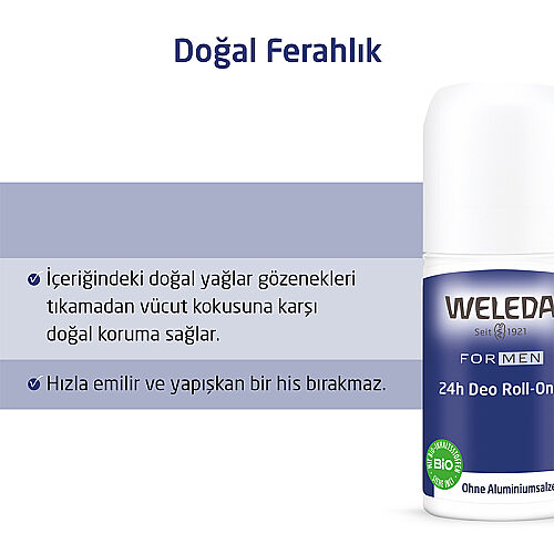 Weleda Erkeklere Özel Roll On Deodorant 50 ml - 3
