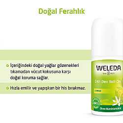 Weleda Limon Özlü Doğal Roll On Deodorant 50 ml - 3