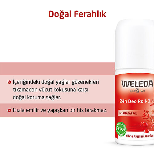 Weleda Nar Özlü Roll On Deodorant 50 ml - 3