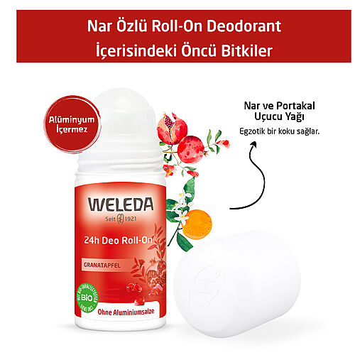 Weleda Nar Özlü Roll On Deodorant 50 ml - 4