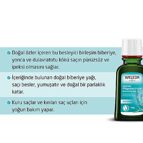 Weleda Organik Besleyici Saç Bakım Yağı 50 ml - 3