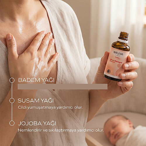 Weleda Organik Göğüs Masaj Yağı 50 ml - 3