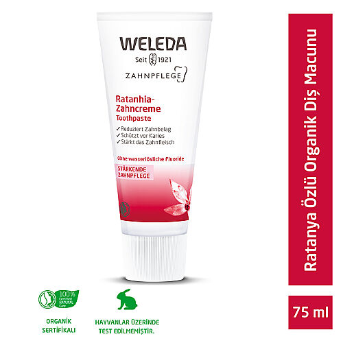 Weleda Ratanya Özlü Organik Diş Macunu 75 ml - Weleda (1)