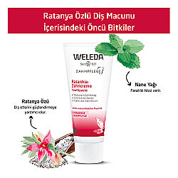 Weleda Ratanya Özlü Organik Diş Macunu 75 ml - 4