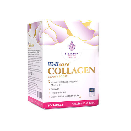 Wellcare Collagen Beauty Boost Takviye Edici Gıda 60 Tablet - Wellcare