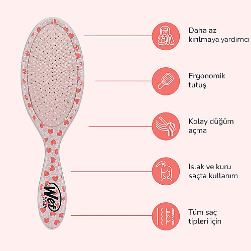 Wet Brush Disney Love Dolaşık Açıcı Saç Fırçası - Mickey and Minnie - 3