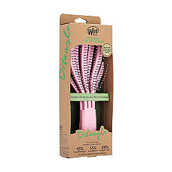 Wet Brush Go Green Kıvırcık Saçlara Özel Dolaşık Açıcı Saç Fırçası Pembe - 3