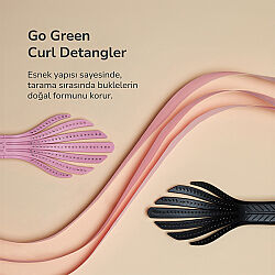 Wet Brush Go Green Kıvırcık Saçlara Özel Dolaşık Açıcı Saç Fırçası Pembe - 7