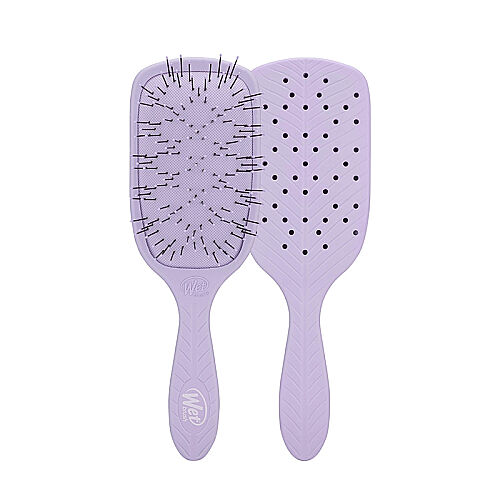 Wet Brush Go Green Paddle Detangler Kalın Telli Saçlar İçin Geniş Saç Fırçası - Lila - Wet Brush