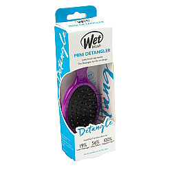 Wet Brush Mini Detangler Dolaşık Açıcı Saç Fırçası Mor - 2