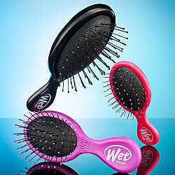 Wet Brush Mini Detangler Dolaşık Açıcı Saç Fırçası Mor - 7