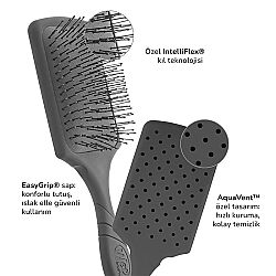 Wet Brush Pro Paddle Detangler Dolaşık Açıcı Geniş Saç Fırçası - Siyah - 5