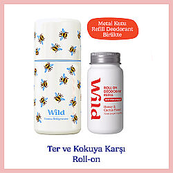 Wild Antiperspirant Emma Bridgewater Bee Roll-On Case Honey - Cactus Refill Deodorant 50 ml - 1