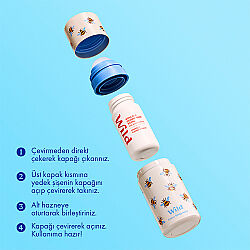 Wild Antiperspirant Emma Bridgewater Bee Roll-On Case Honey - Cactus Refill Terleme Karşıtı Deodorant 50 ml - 3